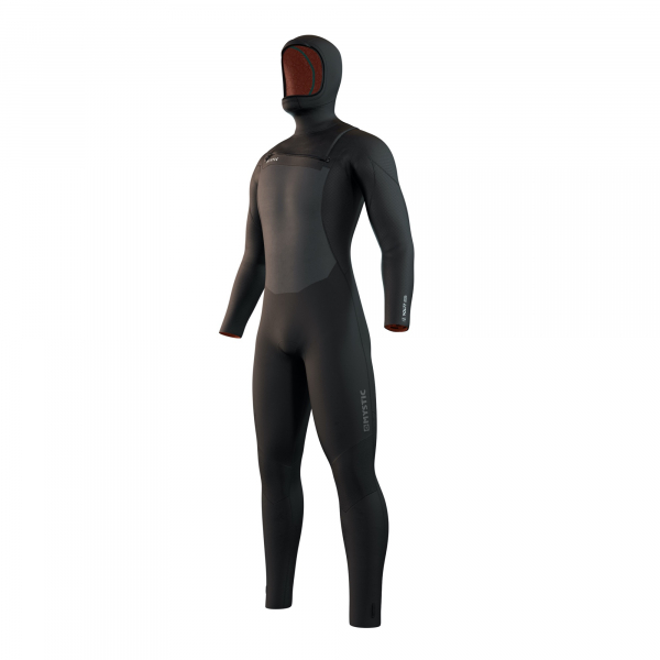 Mystic Voltt Hooded Neoprenanzug 6/4/3mm Front-Zip Männer Schwarz