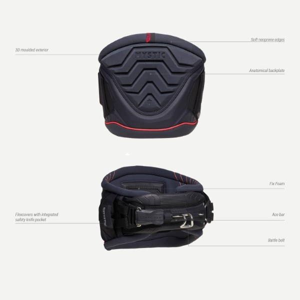 Mystic Warrior Waist Belt Men Black