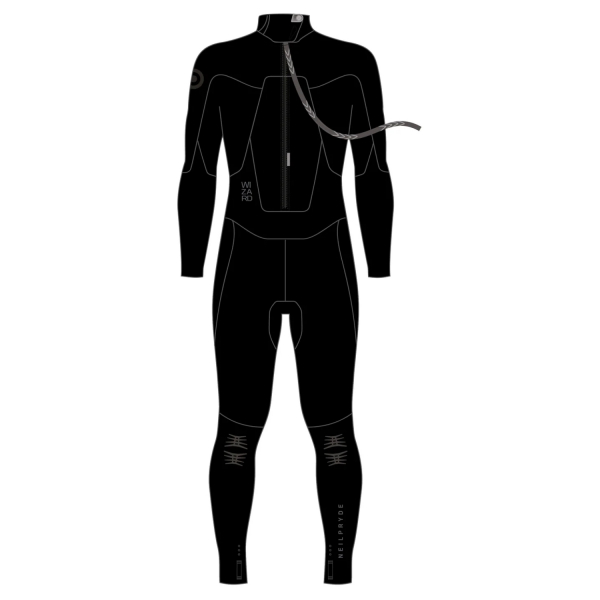 Neilpryde Wizard Neoprenanzug 5/4mm Frontzip Männer C1 Schwarz
