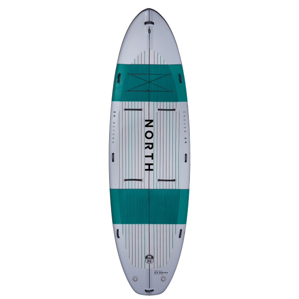 North SUP Big Bertha Aufblasbares Standup Paddle Board Himmel Grau 17'0" x 59" x 5.5" OneSize