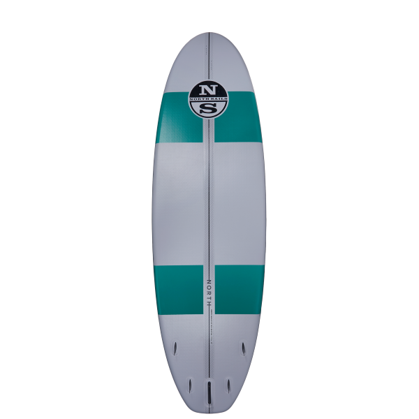 North SUP Big Bertha Aufblasbares Standup Paddle Board Himmel Grau 17'0" x 59" x 5.5" OneSize