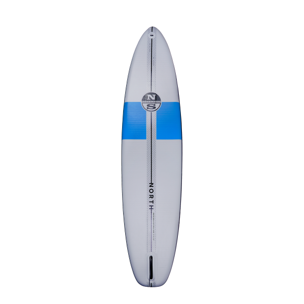 North SUP Pace Tour Aufblasbares Standup Paddle Board Package Himmel Grau