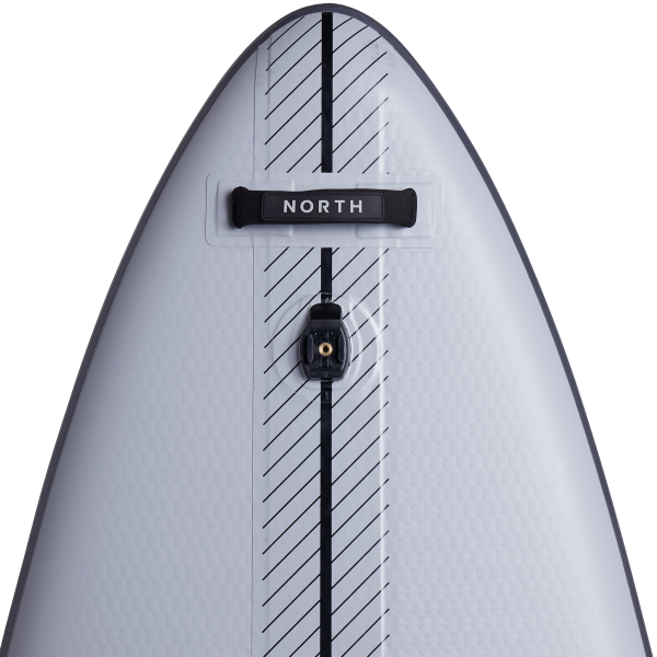 North SUP Pace Tour Aufblasbares Standup Paddle Board Package Himmel Grau