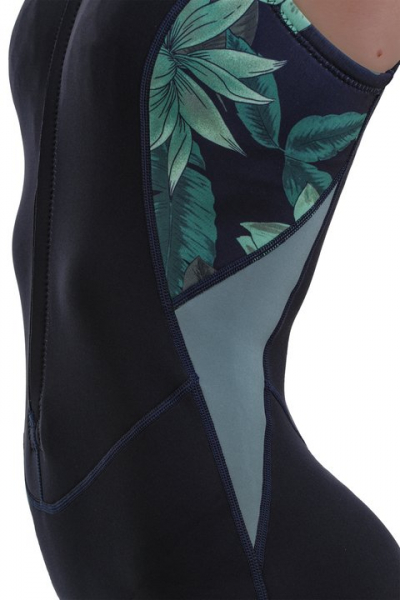 O'Neill Bahia Traje sin mangas 1.5mm Chestzip Mujeres Faro