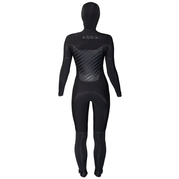 RRD Amazone Hooded Neoprenanzug 6/4 Chestzip Frauen Schwarz