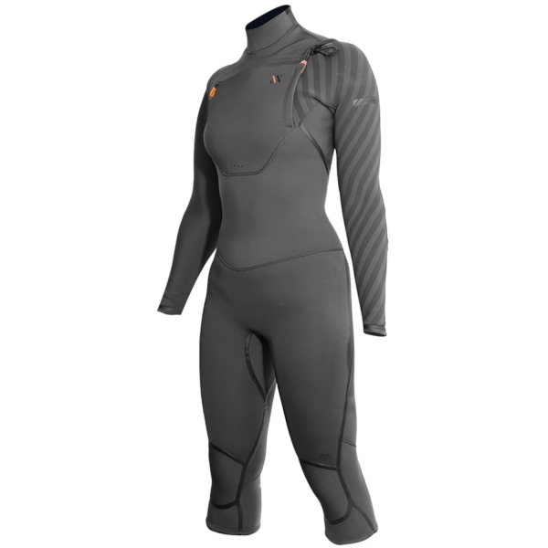 RRD Amazone Overknee Wetsuit 3/2 Chestzip Mujer Gris