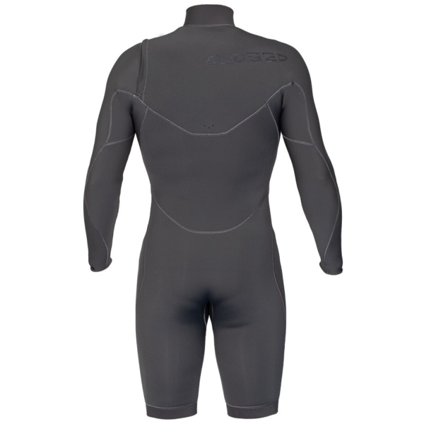 RRD Celsius Muta a maniche lunghe 3/2 Chestzip Uomo Grigio