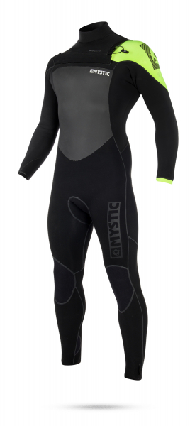 Mystic Legend 5/3 Wetsuit Frontzip Men Black/Lime