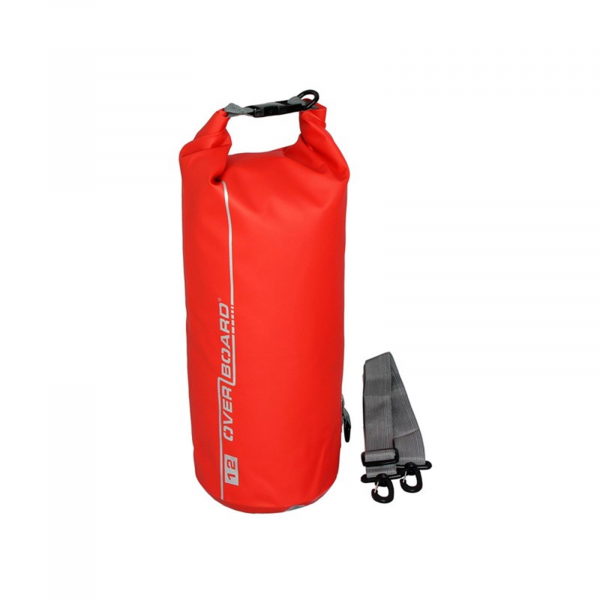 Overboard waterproof duffel bag 12 L Red