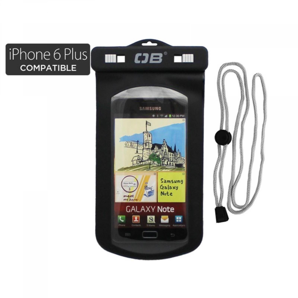 Overboard waterproof case for smartphones Black