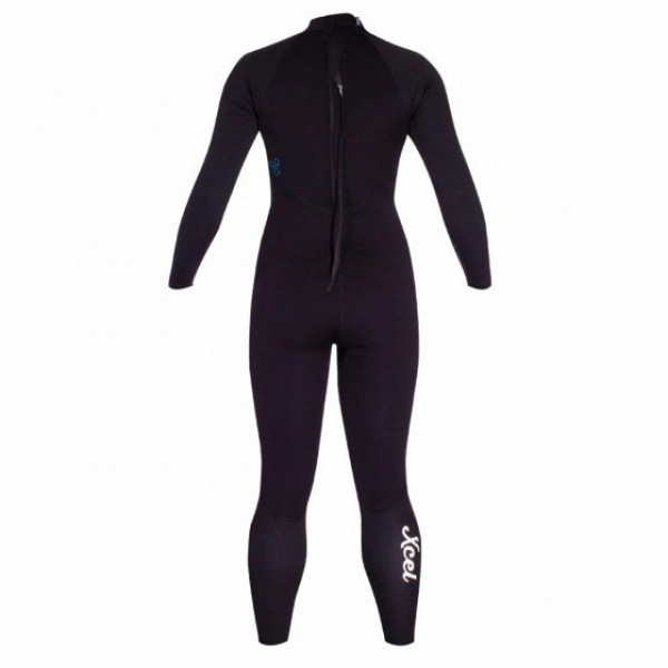 Xcel IconX OS Traje de neopreno 3/2mm Cremallera dorsal Mujer Negro