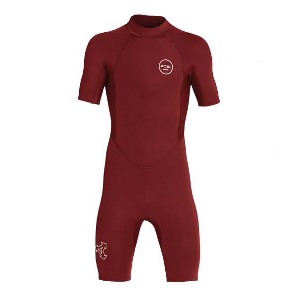 Xcel Axis Short Sleeve Wetsuit 2mm Youth Chili Pepper