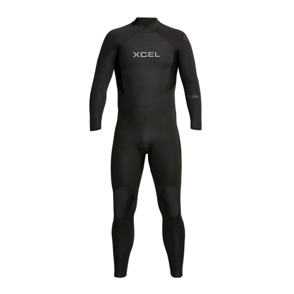 Xcel Axis OS Wetsuit 4/3mm Back-Zip Men Slate Black