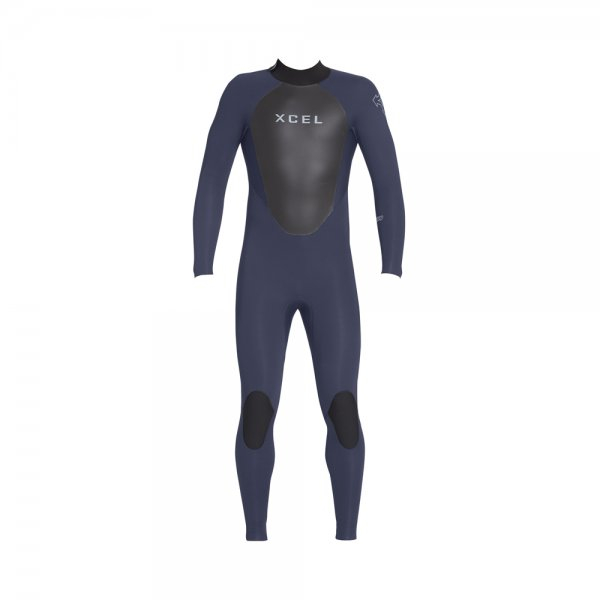 Xcel Axis OS Wetsuit 4/3mm Back-Zip Men Slate Black