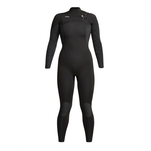 Xcel Comp Neoprenanzug 4/3mm Frauen Schwarz Blume