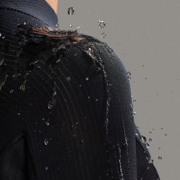Xcel Traje de buceo Drylock X2 con capucha 6/5mm Cremallera frontal Mujer Negro