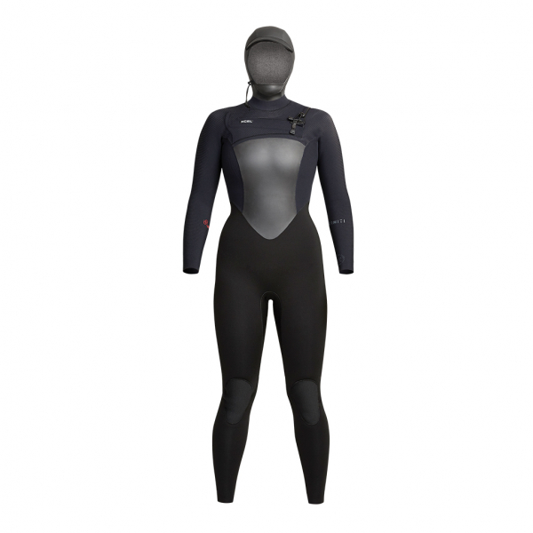 Xcel Infiniti Hooded Neoprenanzug 6/5mm Frauen Schwarz