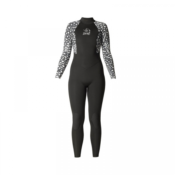 Xcel OR Axis OS Combinaison 4/3mm Back-Zip Femme Whale Shark