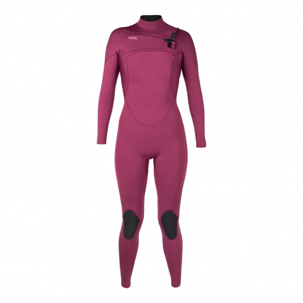 Xcel Comp X2 Neoprenanzug 4/3mm Front-Zip Frauen Plum