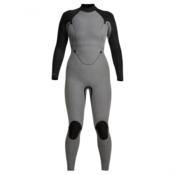 Traje de buceo Xcel Axis X OS 4/3mm Cremallera dorsal Mujer Grafito / Flor de Mora