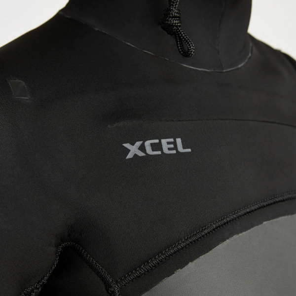 Xcel Axis X2 Traje con capucha 5/4mm Cremallera frontal Mujer Negro