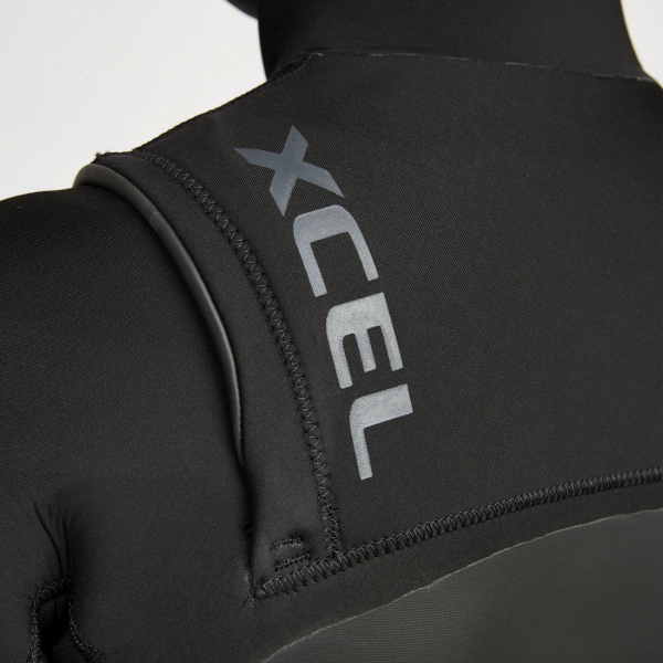 Xcel Axis X2 Traje con capucha 5/4mm Cremallera frontal Mujer Negro