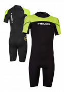 Head Sea Ranger 1.5 Shorty Neoprenanzug Grün für Kinder