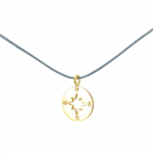 Silver+Surf Silber Schmuck Windrose Gr S vergoldet
