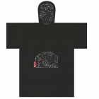 MADNESS Change Robe Poncho Unisize Black Speckle
