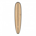 Surfboard TORQ ACT Prepreg The Don NP 9.1 bamboo