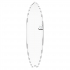Surfboard TORQ Epoxy TET 6.6 Fish  Pinlines