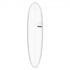 Surfboard TORQ Epoxy TET 7.8 V+ Funboard Pinlines