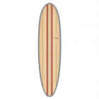 Surfboard TORQ Epoxy TET 7.4 V+ Funboard Wood