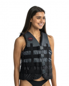 Jobe 4 Buckle Schwimmweste Front Schwarz
