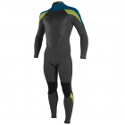 O'Neill Epic Neoprenanzug 3/2mm Back-Zip Männer Black/Ultrablu/DayGlo