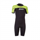 Zoggs Traje de neopreno Sea Ranger 1.5 Shorty verde para niños