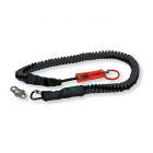 North KB Handle Pass Leash Noir/Rouge OneSize