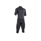Traje de neopreno ION Element Overknee Manga corta 3/2mm Cremallera dorsal Hombre negro