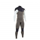 ION Element Semidry Neoprenanzug 3/2mm Front-Zip Männer dark olive/white/black