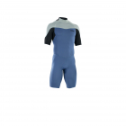 ION Element Neoprenanzug Shorty Langarm 2/2 mm Back-Zip Herren cascade-blau