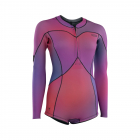 ION Amaze Hot Shorty 1.5 LS Front-Zip Donna Rosa-Gradiente