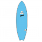 Surfboard CHANNEL ISLANDS X-lite Pod Mod 5.10 blue
