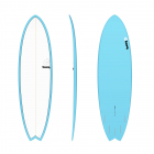 Surfboard TORQ Epoxy TET 6.6 MOD Fish Blue Pinl