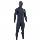 ION Seek Amp Semidry Capucha Traje 6/5mm Cremallera frontal Hombre negro
