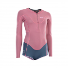 ION Amaze Hot Shorty Manga Larga 1.5mm Cremallera Delantera Mujer Dirty Rose