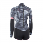 ION Amaze Shorty Manga Larga 2.0mm Back-Zip Mujer láser negro