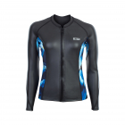 ION Neo Zip Top Skin Manga Larga 2/1mm Mujer Azul Cápsula