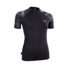 ION Rashguard manga corta mujer láser negro