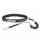 ION SUP Core RACE 2.0 Leash en espiral cinturón de cadera negro 10'