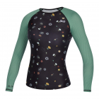 Mystic Diva Langarm Rashvest Crop Tee Frauen Multiple Color